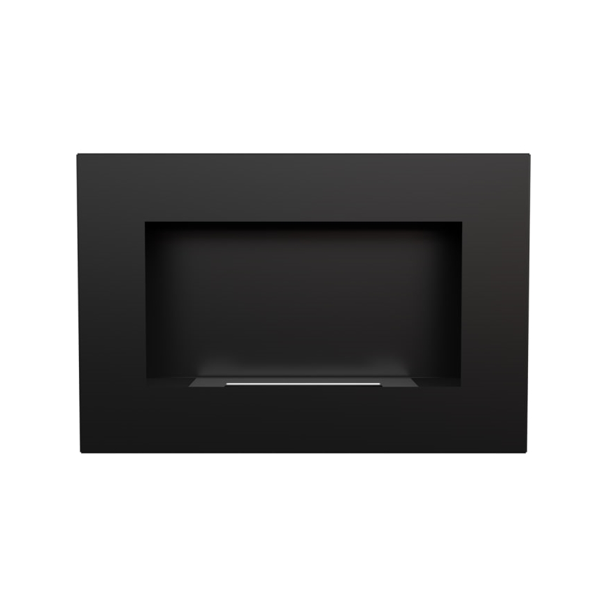 Kratki - Eingebauter BIO-Kamin 40x60 cm 2 kW schwarz