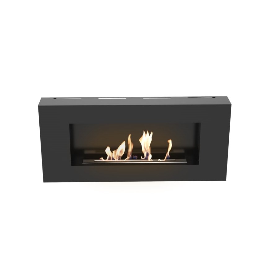 Kratki - Wand-BIO-Kamin 40x90 cm 1,5 kW schwarz