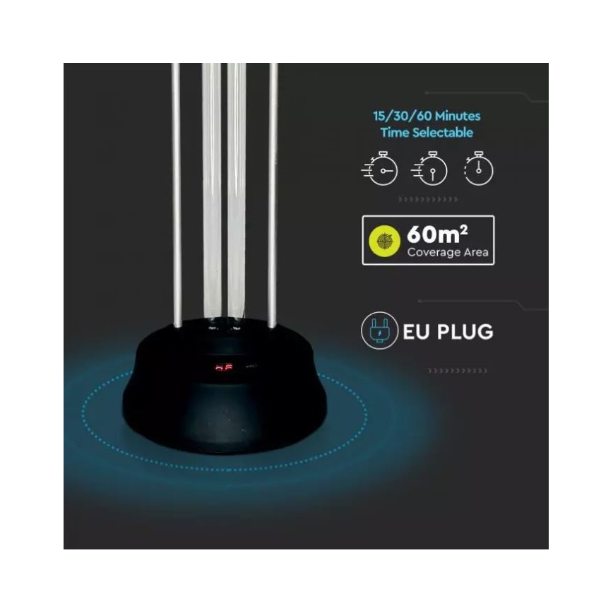 Desinfektions-Entkeimungslampe mit Sensor UVC/38W/230V