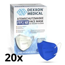 DEXXON MEDICAL Atemschutzmaske FFP2 NR Tiefblau 20 Stk.