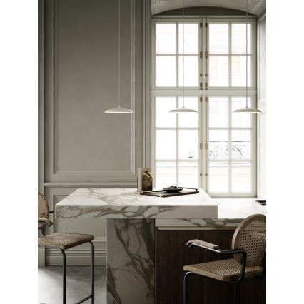 DFTP by Nordlux - Dimmbare LED-Hängeleuchte an Schnur ARTIST LED/14W/230V d 25 cm beige