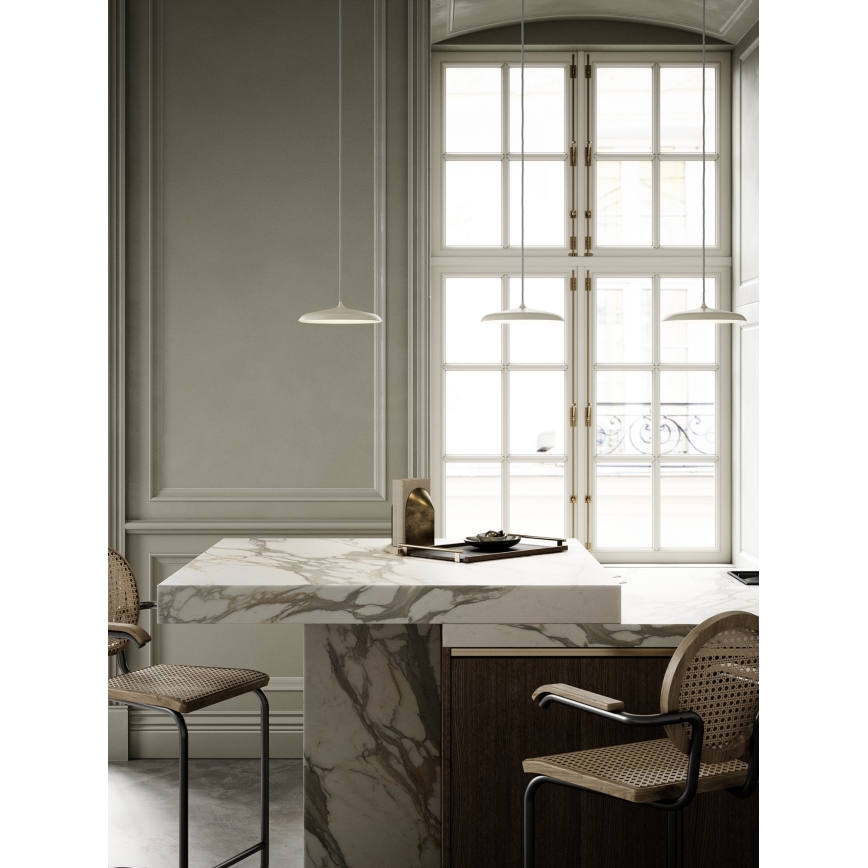 DFTP by Nordlux - Dimmbare LED-Hängeleuchte an Schnur ARTIST LED/14W/230V d 25 cm beige