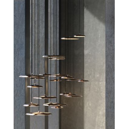 DFTP by Nordlux - Dimmbare LED-Hängeleuchte an Schnur ARTIST LED/14W/230V d 25 cm kupfern