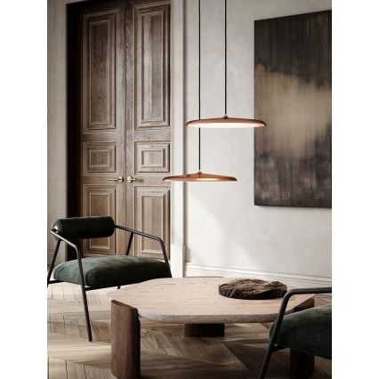 DFTP by Nordlux - Dimmbare LED-Hängeleuchte an Schnur ARTIST LED/24W/230V d 40 cm kupfern