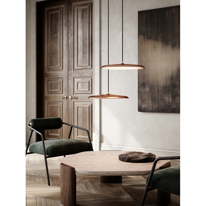 DFTP by Nordlux - Dimmbare LED-Hängeleuchte an Schnur ARTIST LED/24W/230V d 40 cm kupfern