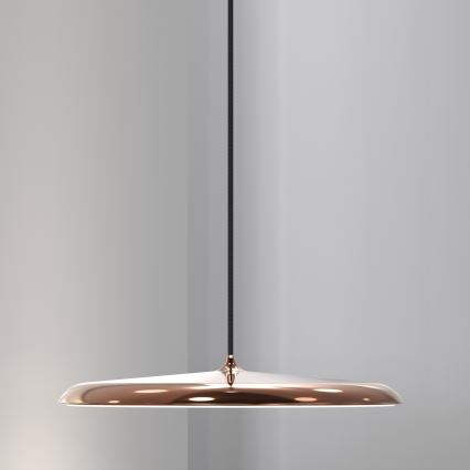 DFTP by Nordlux - Dimmbare LED-Hängeleuchte an Schnur ARTIST LED/24W/230V d 40 cm kupfern