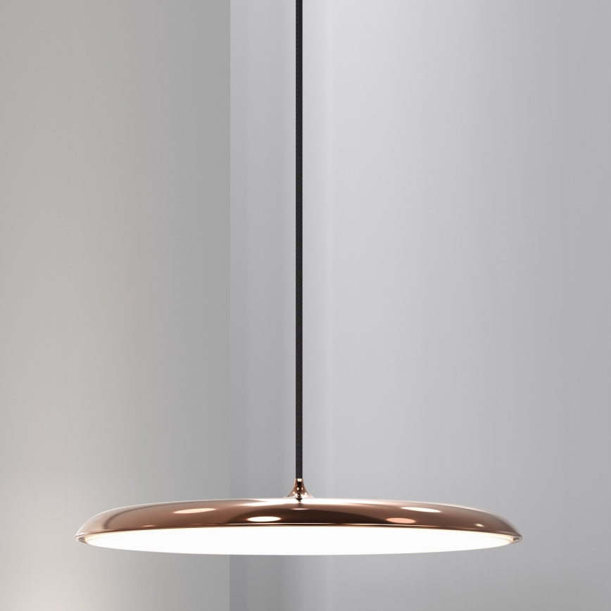 DFTP by Nordlux - Dimmbare LED-Hängeleuchte an Schnur ARTIST LED/24W/230V d 40 cm kupfern