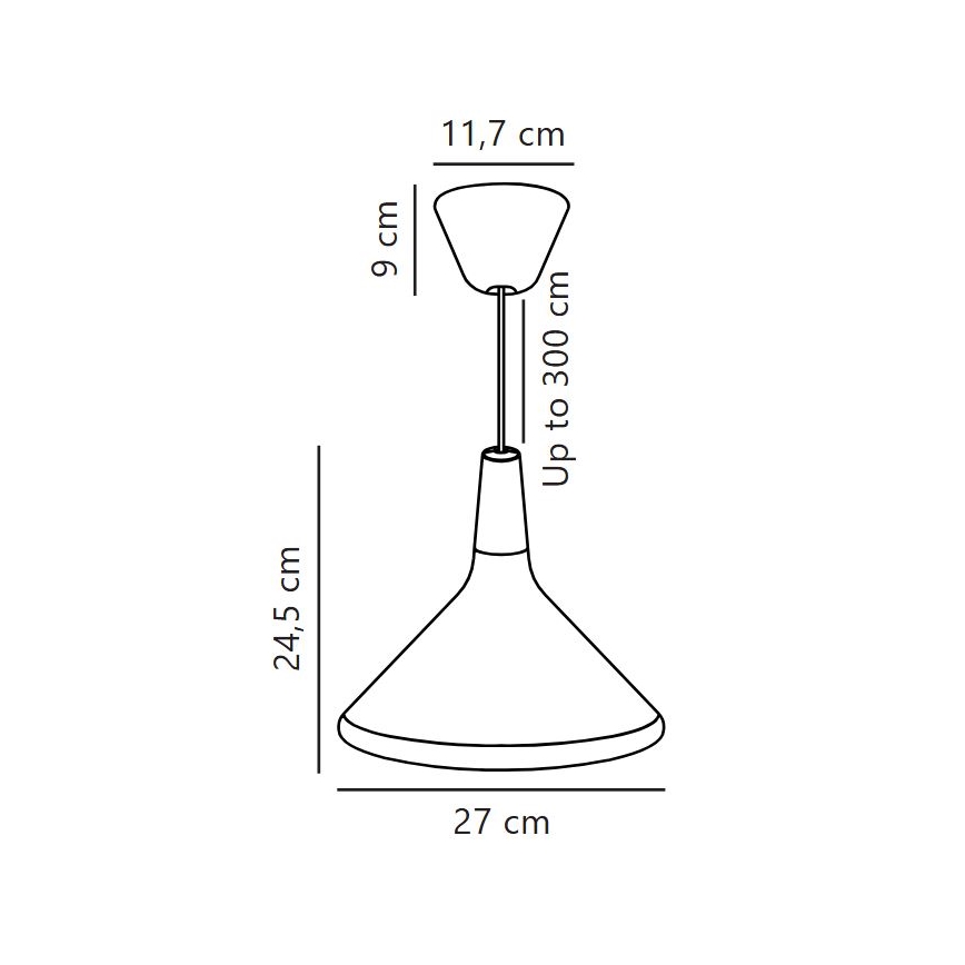 DFTP by Nordlux - Hängeleuchte NORI 1xE27/40W/230V