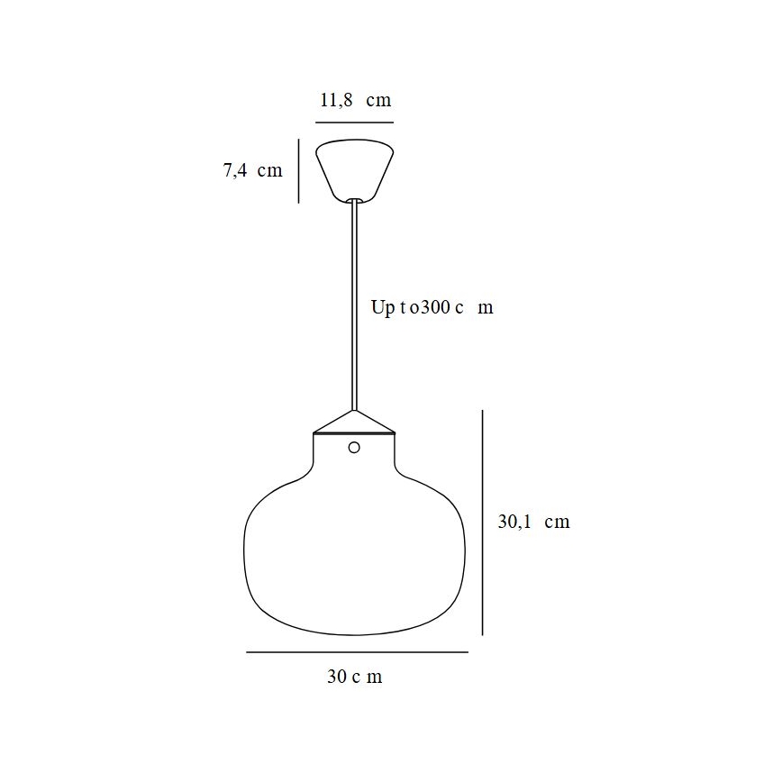 DFTP by Nordlux - Hängeleuchte RAITO 1xE27/25W/230V