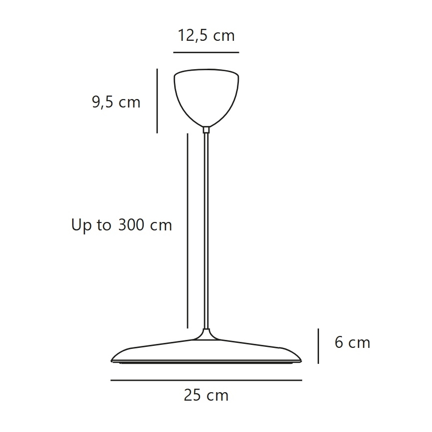 DFTP by Nordlux - LED dimmbare Pendelleuchte an Kabel ARTIST LED/14W/230V 3000K