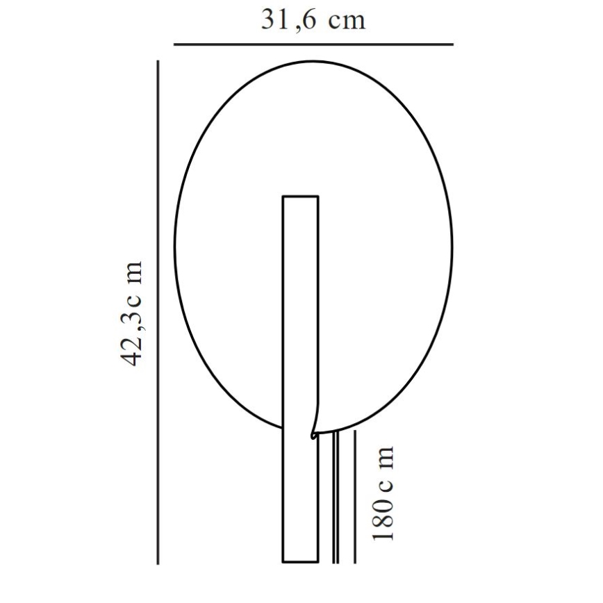 DFTP by Nordlux - Wandleuchte FURIKO 1xG9/25W/230V Messing