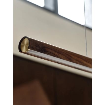 DFTP von Nordlux - dimmbare LED-Pendelleuchte mit Seilaufhängung AKENO LED/25W/230V 3000K Esche