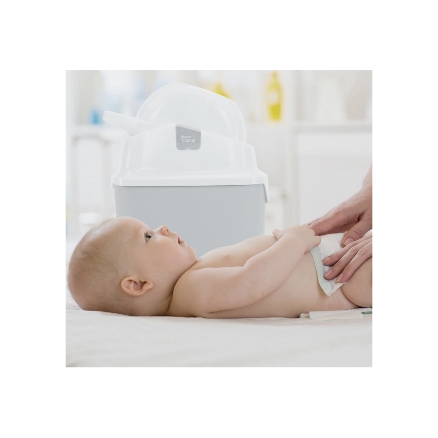 DiaperChamp - Windeleimer ONE weiß