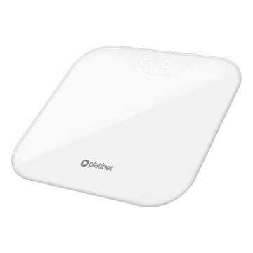 Digitale Personenwaage mit LCD-Anzeige 3xAAA weiß