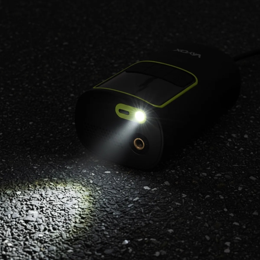 Digitaler Taschenkompressor 5 V, 4000 mAh, schwarz