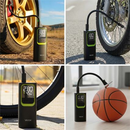 Digitaler Taschenkompressor 5 V 8000 mAh, schwarz