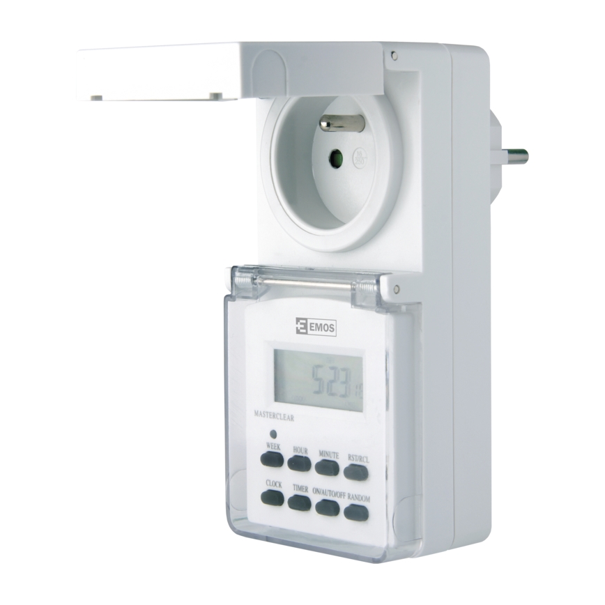 Digitaler Zeischalter 230V/16A IP44