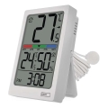 Digitales Thermometer mit Hygrometer 2xAAA weiß