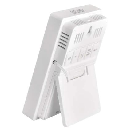 Digitales Thermometer mit Hygrometer 2xAAA weiß