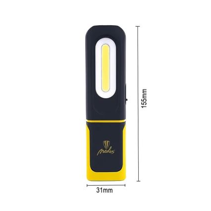 Dimm- und aufladbare LED-Arbeitstaschenlampe LED/8W/5V IP44 420 lm 1200 mAh