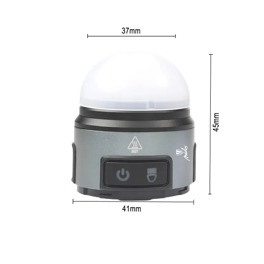 Dimm- und aufladbare LED-Stirnlampe LED/8W/5V IP42 210 lm 800 mAh
