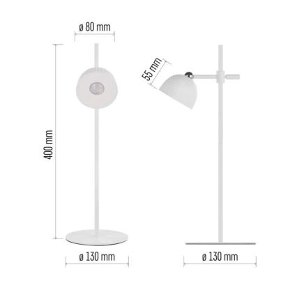 Dimm- und aufladbare LED-Tischleuchte magnetisch 4in1 LED/4,2W/3,7V 4000K 1200mAh weiß