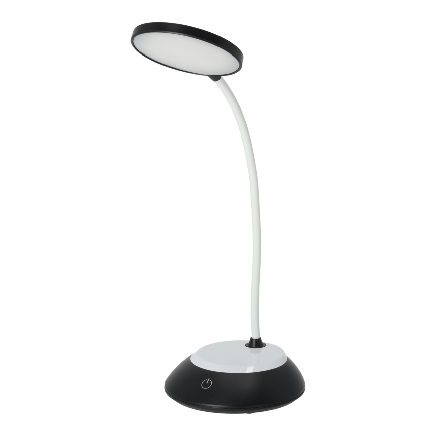 Dimm- und aufladbare LED-Tischleuchte VISUA LED/5W/5V 3000-5000K 1200 mAh schwarz
