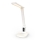 Dimm- und wiederaufladbare Touch-Tischlampe mit Display, LED/7,5W/1200 mAh, 3000/4000/5700K, CRI 90, weiß