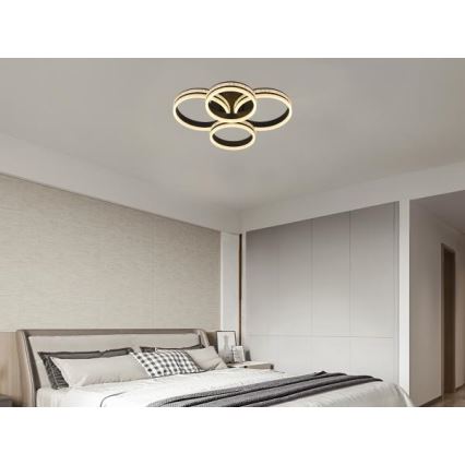 Dimmbare aufgesetzte LED-Deckenleuchte 150W/230V 3000-6500K + Fernbedienung