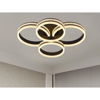 Dimmbare aufgesetzte LED-Deckenleuchte 150W/230V 3000-6500K + Fernbedienung