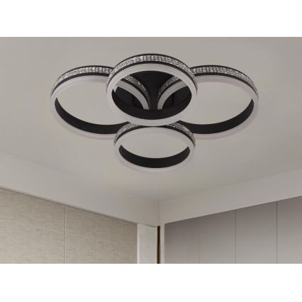 Dimmbare aufgesetzte LED-Deckenleuchte 150W/230V 3000-6500K + Fernbedienung