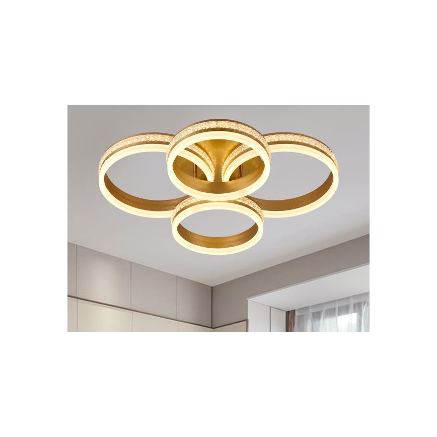 Dimmbare aufgesetzte LED-Deckenleuchte LED/150W/230V 3000-6500K + Fernbedienung