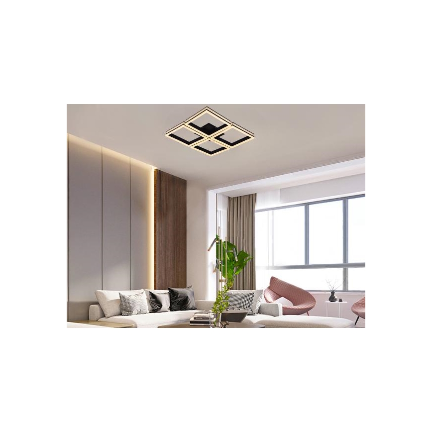 Dimmbare aufgesetzte LED-Deckenleuchte LED/215W/230V 3000–6500K + Fernbedienung