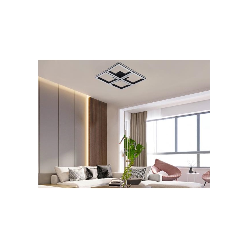 Dimmbare aufgesetzte LED-Deckenleuchte LED/215W/230V 3000–6500K + Fernbedienung