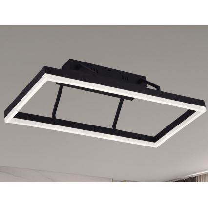 Dimmbare, aufgesetzte LED-Deckenleuchte LED/40W/230V 3000-6500K + Fernbedienung