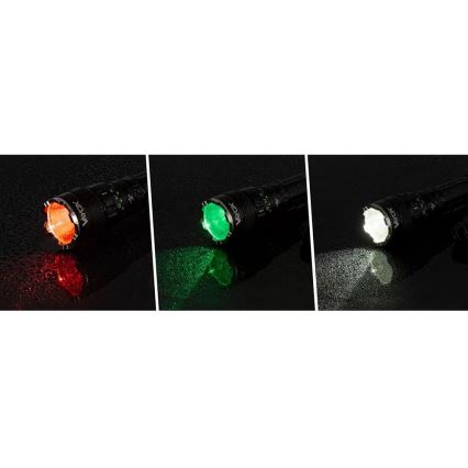 Dimmbare, aufladbare LED-RGBW-Taschenlampe LED/15W/5V IP66 1500 glänzend 2000 mAh