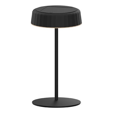 Dimmbare, aufladbare LED-Solar-Tischleuchte VIVIEN LED/3W/5V 2700K 1600 mAh IP54 schwarz