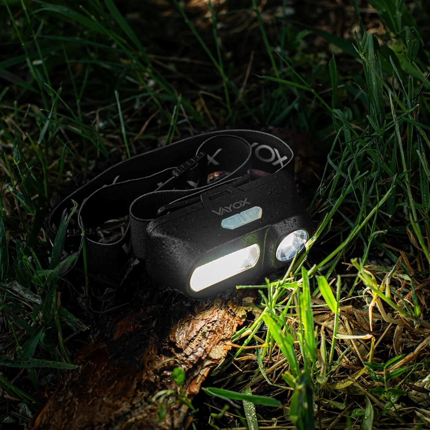 Dimmbare, aufladbare LED-Stirnlampe 2xLED/5V IPX4 250 glänzend 2000 mAh