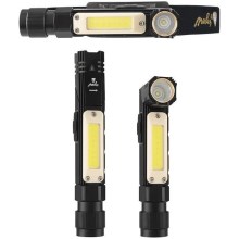 Dimmbare, aufladbare LED-Taschenlampe 3in1 LED/6W/5V IP44 800 mAh 320 lm