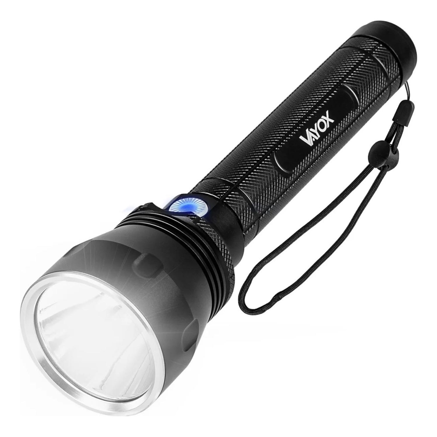 Dimmbare, aufladbare LED-Taschenlampe LED/20W/5V IPX5 1570 glänzend 8400 mAh
