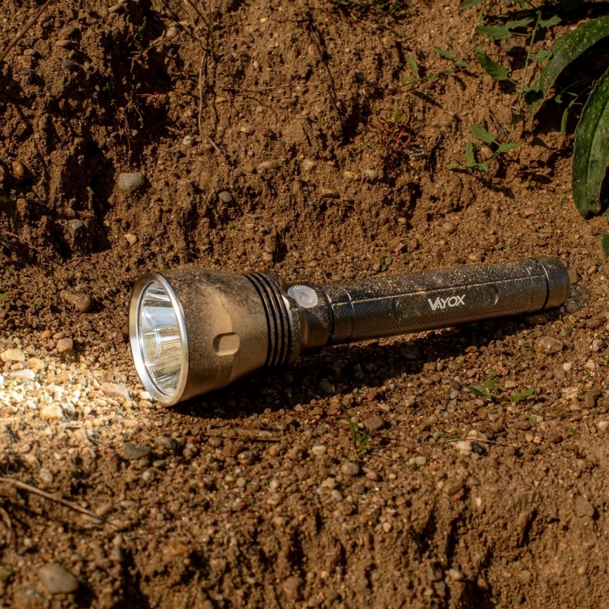 Dimmbare, aufladbare LED-Taschenlampe LED/20W/5V IPX5 1570 glänzend 8400 mAh