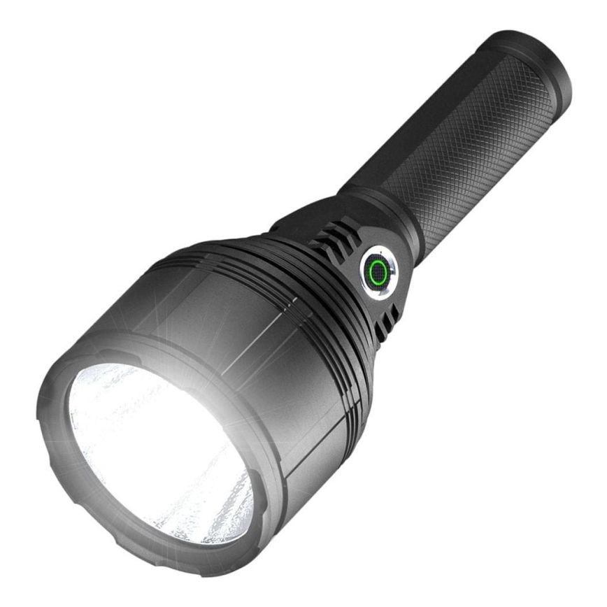 Dimmbare, aufladbare LED-Taschenlampe LED/30W/5V IPX7 3000 glänzend 4200 mAh