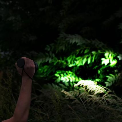 Dimmbare, aufladbare LED-Taschenlampe LED/5V IPX4 600 glänzend 1200 mAh