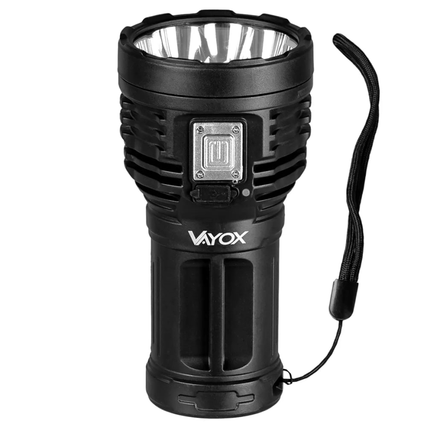 Dimmbare, aufladbare LED-Taschenlampe LED/5V IPX4 600 glänzend 1200 mAh
