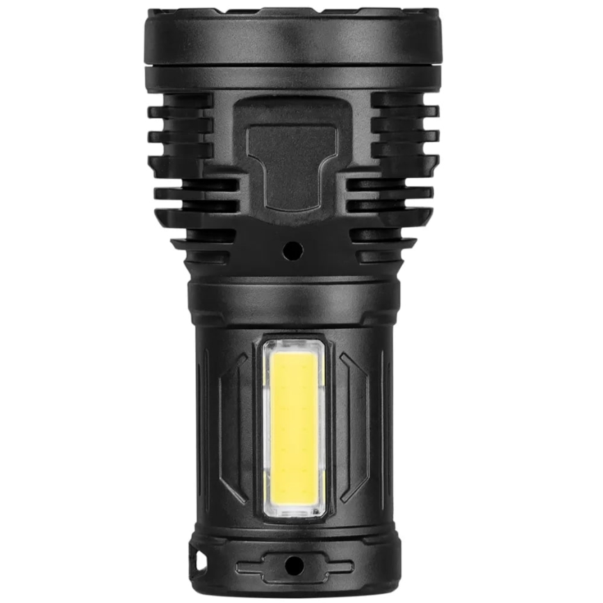 Dimmbare, aufladbare LED-Taschenlampe LED/5V IPX4 600 glänzend 1200 mAh