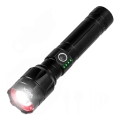 Dimmbare, aufladbare LED-Taschenlampe mit Powerbank Funktion LED/30W/5V IPX5 1060 glänzend 5000 mAh