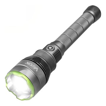 Dimmbare, aufladbare LED-Taschenlampe mit Powerbank Funktion LED/5V IPX7 10000 glänzend 2600 mAh