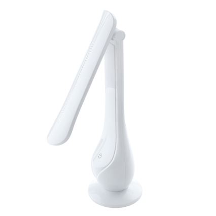 Dimmbare, aufladbare LED-Tischlampe LILLY LED/4W/5V 1200 mAh weiß