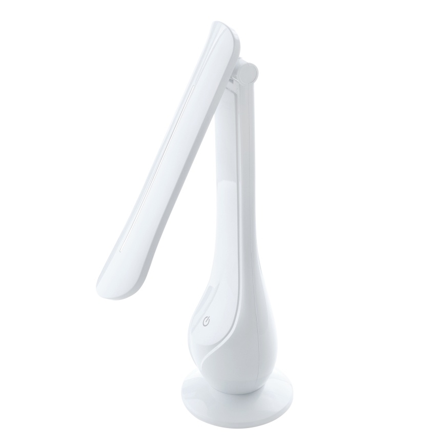 Dimmbare, aufladbare LED-Tischlampe LILLY LED/4W/5V 1200 mAh weiß