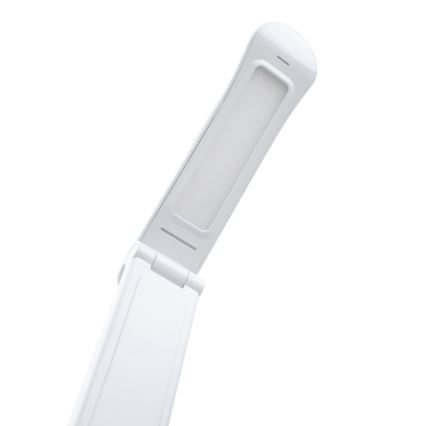Dimmbare, aufladbare LED-Tischlampe LILLY LED/4W/5V 1200 mAh weiß
